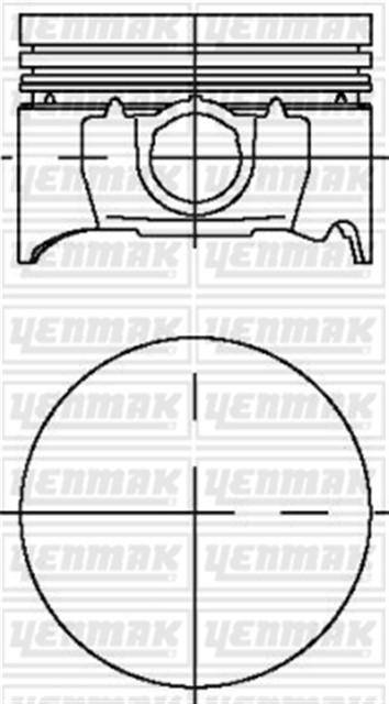 PISTON SEGMAN STD 8060MM MONDEO II ZH 18 16V ZETEC 103PS - 113PS 95 99