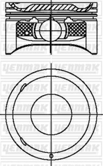 MOTOR PISTON SEGMAN STD OPEL ANTARA CHEVROLET CAPTIVA