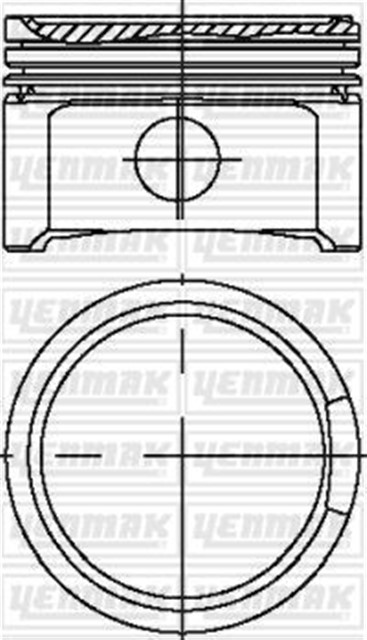 MOTOR PISTON SEGMAN STD GOLF IV - BORA - PASSAT 00 JETTA - NET BEETLE 01 BORA 00 - 01 POLO 05