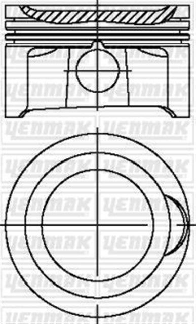 MOTOR PISTON SEGMAN STD A4 01 - 08 - A6 01 - 05