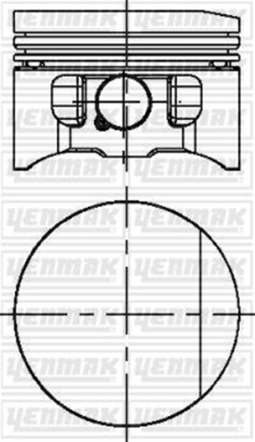 MOTOR PISTON SEGMAN STD A4 1.8 - A4 AVANT 1.8 - A4 1.8 QUATRA - A3 1.8I 20V