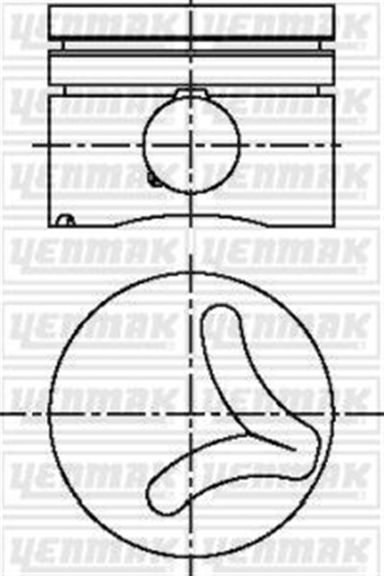 MOTOR PISTON SEGMAN STD 318 COMPACT - TDS - 325 TDS - 525 TDS - 725 TDS