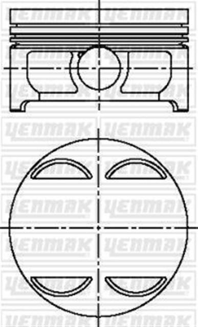 MOTOR PISTON SEGMAN STD 540I - 740I - 840I - X5