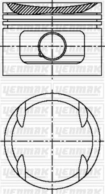MOTOR PISTON SEGMAN STD 325I
