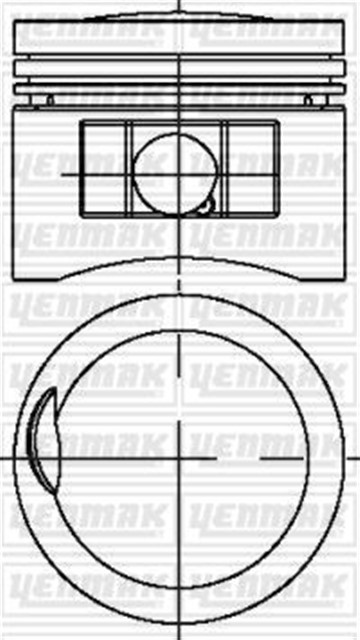 MOTOR PISTON SEGMAN STD 190E - 200E - 200GE