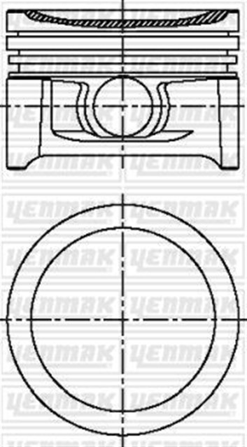MOTOR PISTON SEGMAN STD SMART 600T