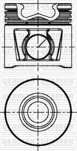 MOTOR PISTON SEGMAN STD DUCATO BOX 2.3 JTD