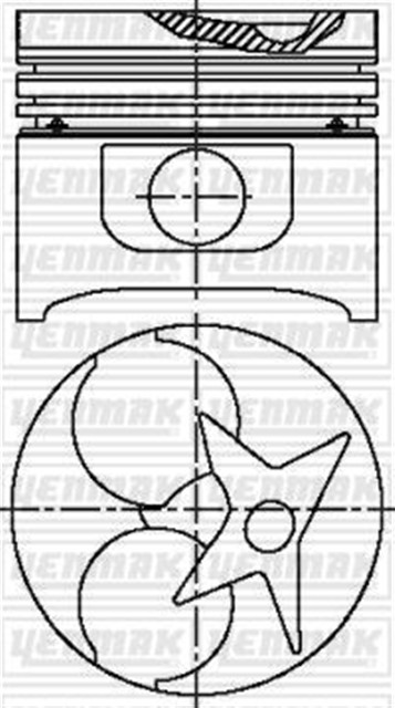 MOTOR PISTON SEGMAN STD 190 D - 200 D - 190 D - 300 D