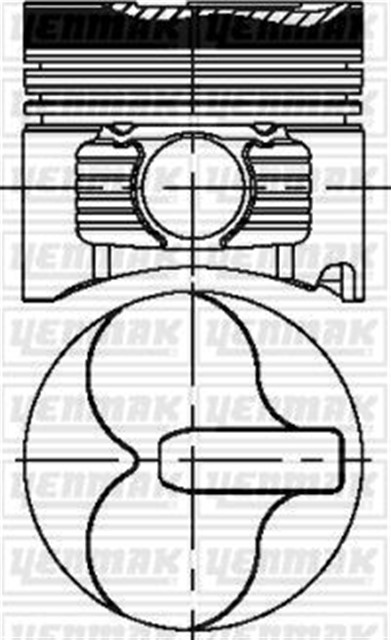 PISTON SEGMAN STD VANETTA CARGO LD23 96 - 