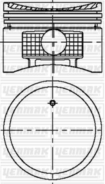 MOTOR PISTON SEGMAN STD NISSAN 73.6MM