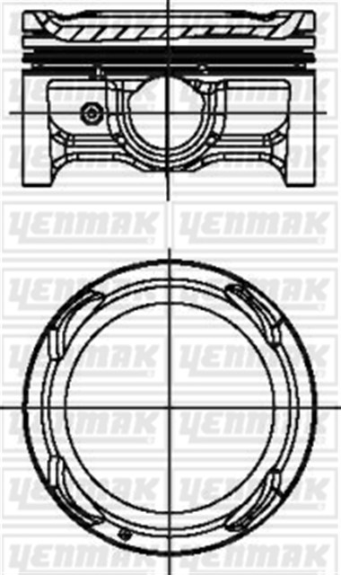 PISTON SEGMAN STD ACCENT BLUE/I20 11 - 1.4 BENZINLI 72 MM G4LC 6 ILERI