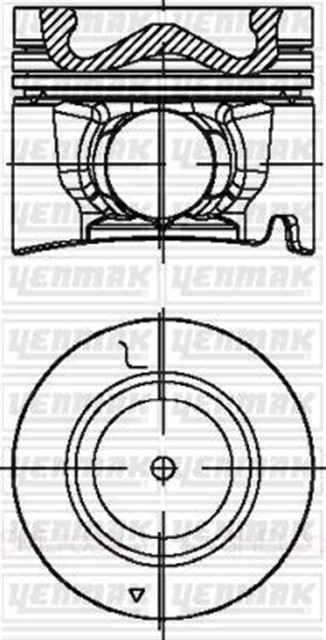 PISTON SEGMAN STD ISUZU NLR EURO5 4JJ1 8980437030