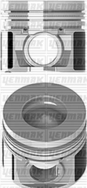 PISTON SEGMAN STD ISUZU 4HK1TC EURO3 - 4 - 5 / 115.00 MM 898041141 - 0 / 897602800 - 1
