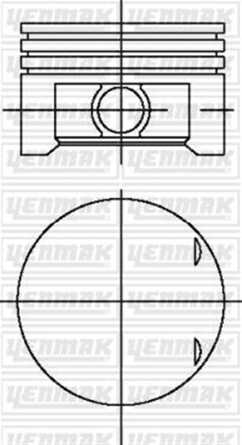 PISTON SEGMAN STD CIVIC 1.6 VTEC 01 - 06 D16 75 MM