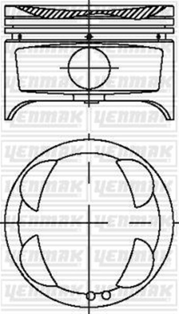 PISTON SEGMAN STD COROLLA 1.6 INJ 4AFE 92 - 99