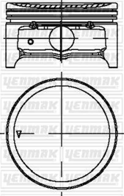 MOTOR PISTON SEGMAN 87.50MM / STD MONDEO CMAX FOCUS S MAX 2.0 16V 145PS HE DURATEC 01 07