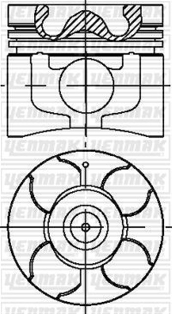 PISTON SEGMAN STD 2 - 4 L200 CR 06 - 09 EURO 4 ADET FIYATI