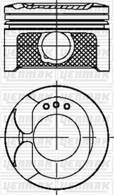 PISTON SEGMAN STD COROLLA 1.4 VVTI 02 - 06