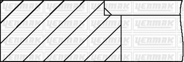 SEGMAN 0.50 87.50 MM VANETTA CARGO LD23 96 - ADET