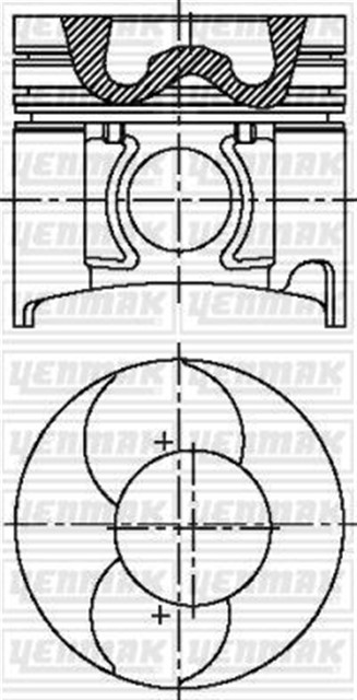 PISTON SEGMAN STD PICK - UP D21 BD30