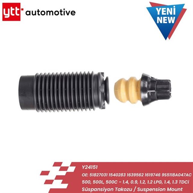 SUSPANSIYON TAKOZU KORUKLU 500 - 500L - 500C 1.4 - 0.9 - 1.2 - 1.2 LPG - 1.4 - 1.3 TDCI