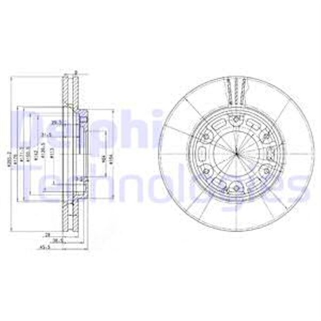 FREN DISKI CIFTLI PAKET . DELIKLI ON TOYOTA HI - ACE 08/1995