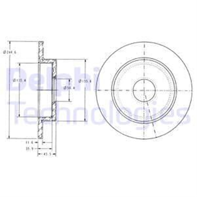 FREN DISKI CIFTLI PAKET . DELIKSIZ ARKA NISSAN MICRA 01/1993 12/2002