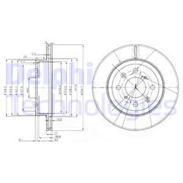 ON FREN AYNASI HAVALI AGILA 1.0/1.2 TWINPORT 1.3 CDTI 03 - JUSTY III 1.3/1.5 DF4826