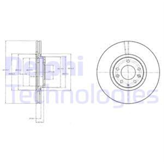 FREN DISKI CIFTLI PAKET . DELIKLI ON MAZDA 6 07/2005 12/2012