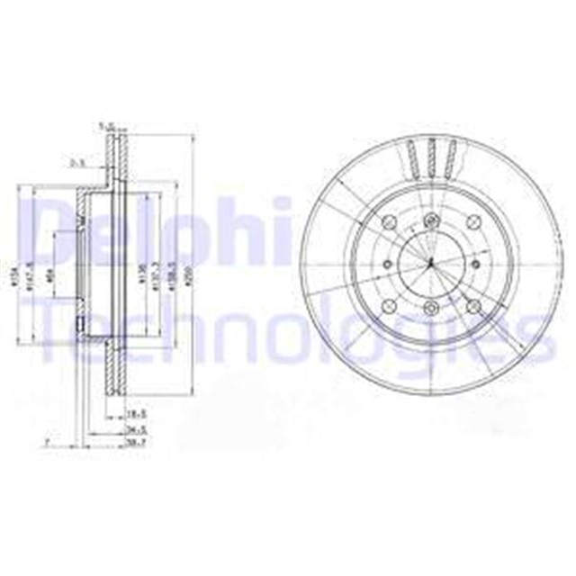 FREN DISKI CIFTLI PAKET . DELIKLI ON SUZUKI SWIFT 03/1989 10/1996