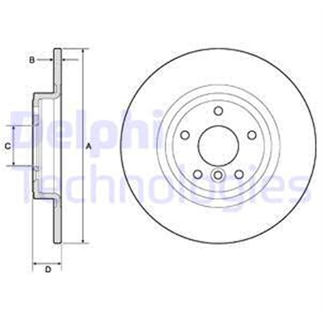 FREN DISKI CIFTLI PAKET - BOYALI. DELIKSIZ ARKA JAGUAR XE 03/2015