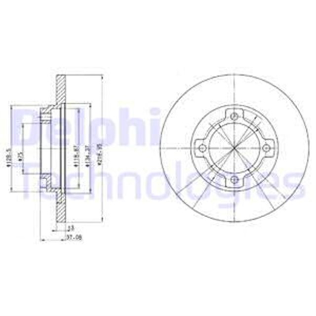 FREN DISKI CIFTLI PAKET . DELIKSIZ ON KIA // MAZDA; MENTOR. PRIDE // 121 01/1988 2001