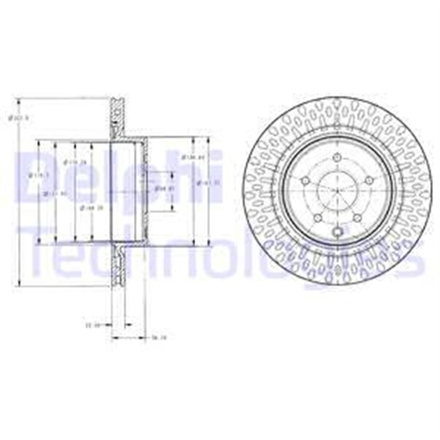 FREN DISKI CIFTLI PAKET . DELIKLI ARKA NISSAN 350 Z 01/2003