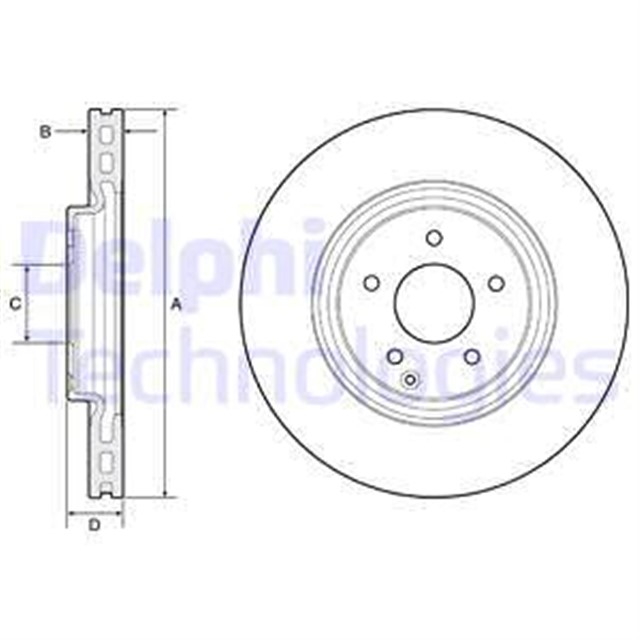 FREN DISKI CIFTLI PAKET . DELIKLI ON MERCEDES C180. C200 05/2000 07/2007