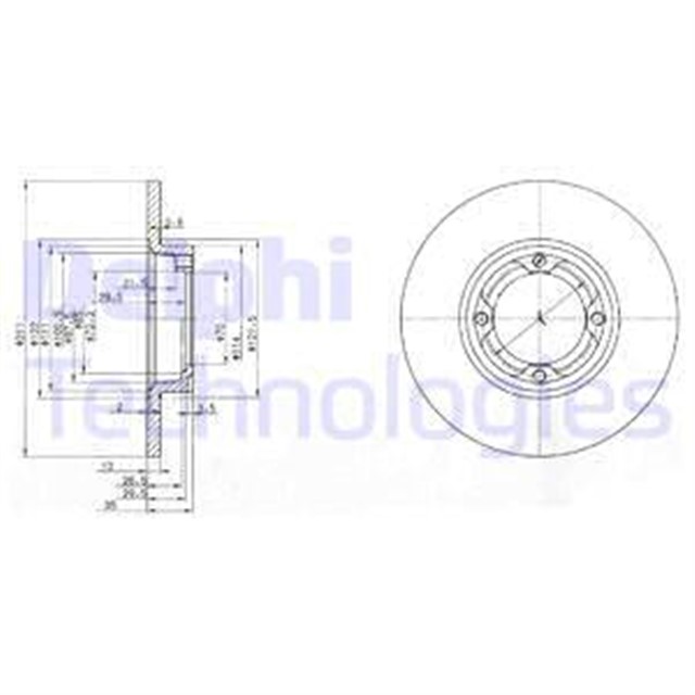 FREN DISKI CIFTLI PAKET . DELIKSIZ ON DAIHATSU // PERODUA; CUORE. DOMINO. MOVE // NIPPA 08/1985 0 3/2002