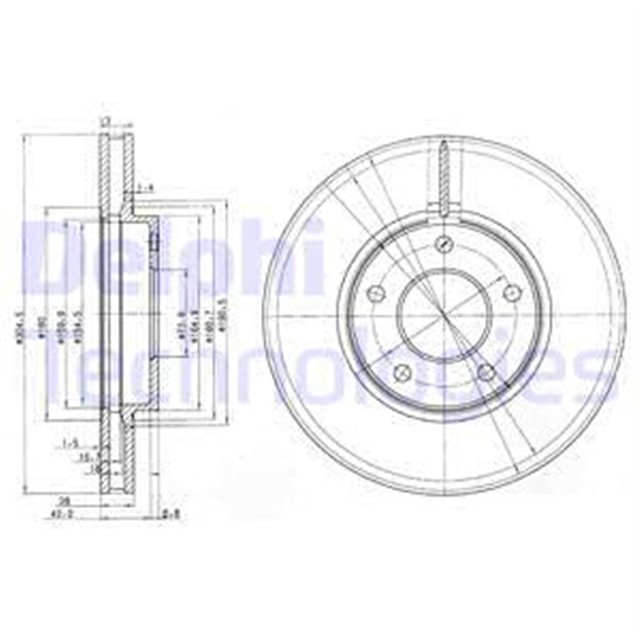 FREN DISKI CIFTLI PAKET . DELIKLI ON DAIMLER // JAGUAR; SOVEREIGN // XJ8. XJR. XK8 10/1996