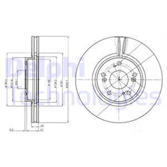 FREN DISKI CIFTLI PAKET . DELIKLI ON HONDA ACCORD. CR - V 01/2002 09/2008