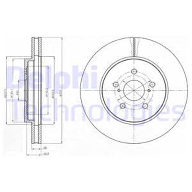 FREN DISKI CIFTLI PAKET . DELIKLI ON LEXUS RX300. RX350. RX400H 02/2003