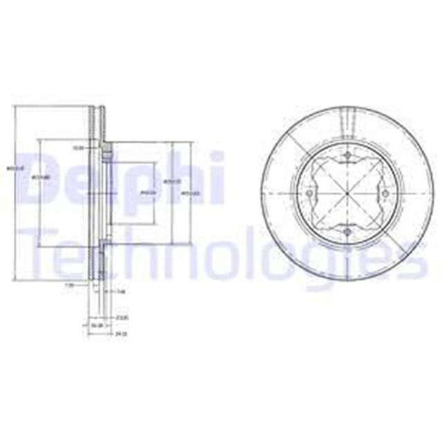 FREN DISKI CIFTLI PAKET . DELIKLI ON HONDA // ROVER GROUP; ACCORD // 618. 620. 623 01/1990