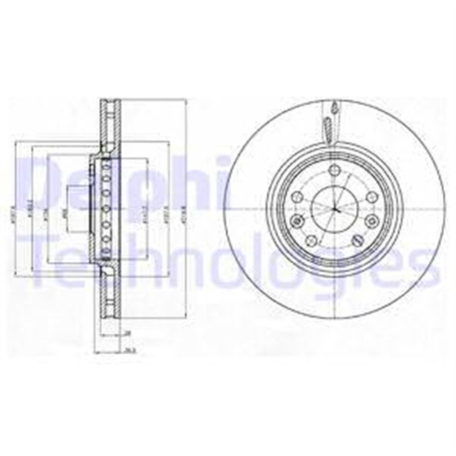 ON FREN AYNASI RENAULT GRAND SCENIC III 09 GRAND SCENIC IV 16 LAGUNA III 07 15 LATITUDE 11 MEGANE III 09 MEGANE IV 15 MEGANE E TECH 23 320X28X5 DELIK HAVA KANALLI