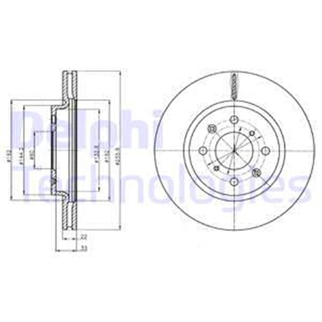 FREN DISKI CIFTLI PAKET . DELIKLI ON SUZUKI SWIFT 10/2010 07/2017
