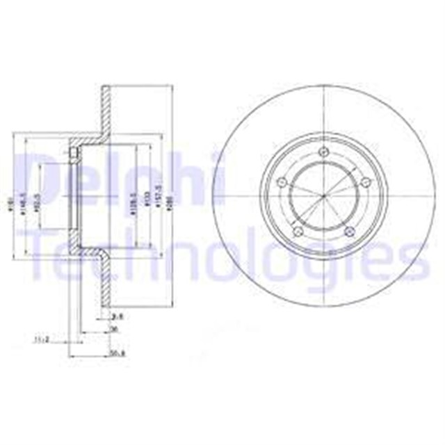 FREN DISKI CIFTLI PAKET . DELIKSIZ ON JAGUAR MK.I.I.. S TYPE 1959 1969