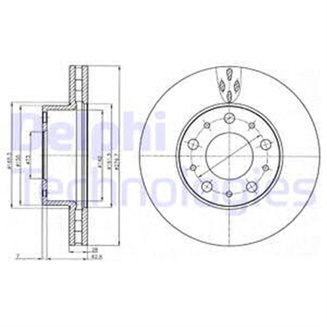 ON FREN DISK DUCATO III BOXER III JUMPER III 15 JANT KUCUK 280X28X5DL HAVALI