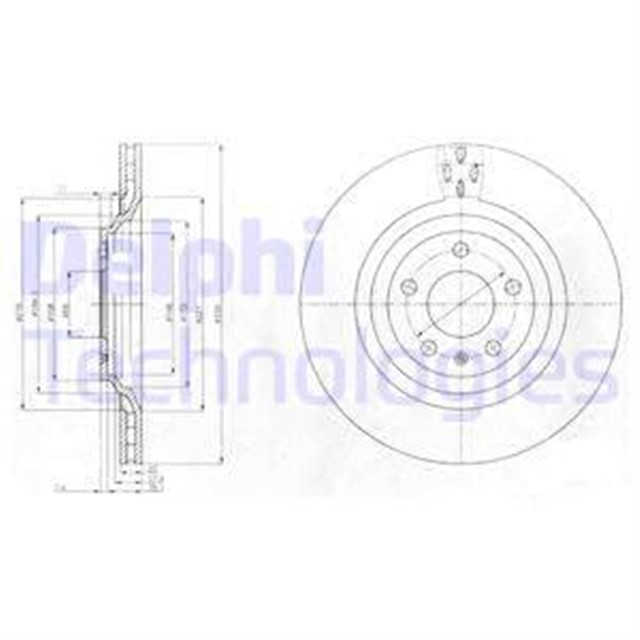 FREN DISKI CIFTLI PAKET . DELIKLI ARKA AUDI ALLROAD. S6 05/2006