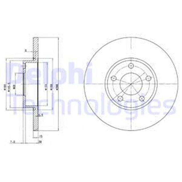 FREN DISKI CIFTLI PAKET . DELIKSIZ ON AUDI 100. A4. A6 1991 11/2000