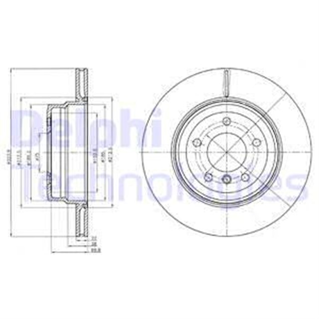 FREN DISKI CIFTLI PAKET . DELIKLI ARKA BMW 135 10/2007