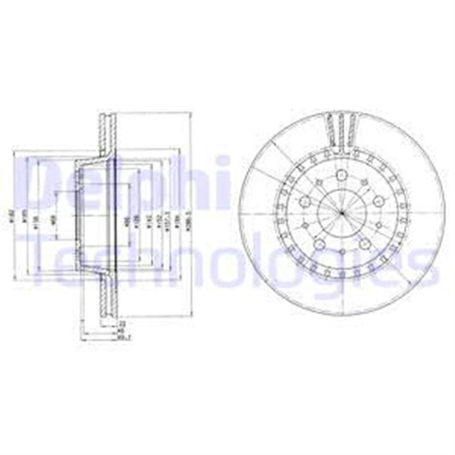 FREN DISKI CIFTLI PAKET . DELIKLI ON VOLVO 740. 760. 780. 940 1983 12/1991