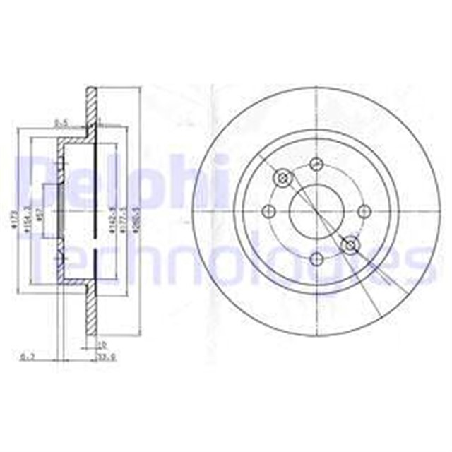 FREN DISKI CIFTLI PAKET . DELIKSIZ ARKA KIA MENTOR. SHUMA. SPECTRA 09/1997