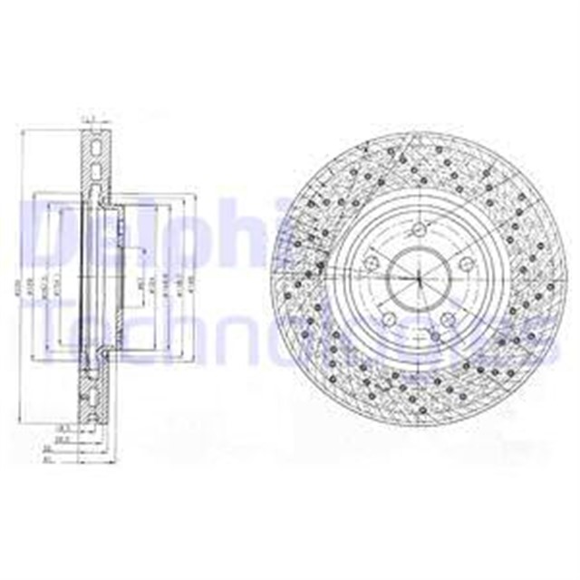 FREN DISKI TEKLI PAKET . DELIKLI ON MERCEDES S430. S500 09/1998 12/2002