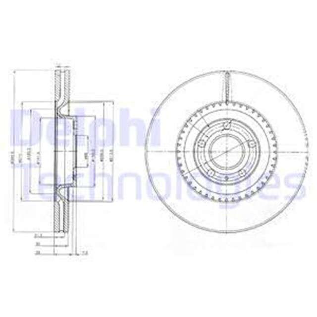 FREN DISKI TEKLI PAKET . DELIKLI ON AUDI A4. RS4. RS5. S4 07/2003